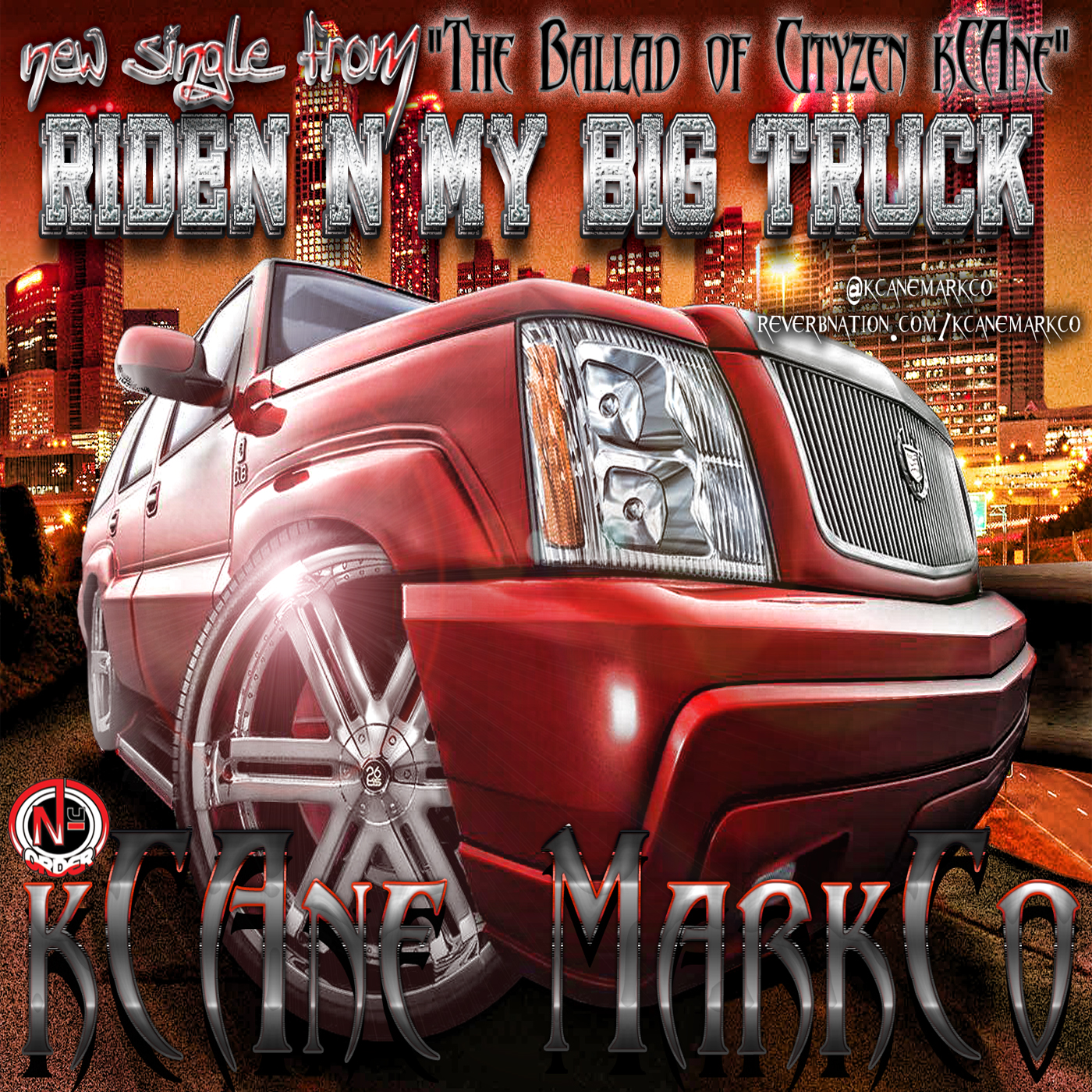 kCAne MarkCO - Ridin In My Big Truck (Clean)