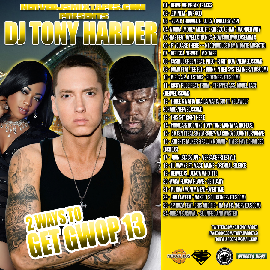 Nerve Djs Mixtapes.com Presents Dj Tony Harder 2Ways To Get Gwop 13