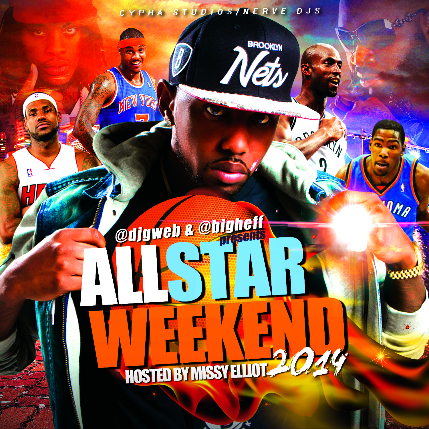 djgweb big heff -allstar weekend 2014 hosted by missy elliott