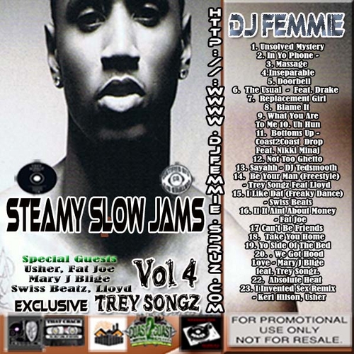 DJ Femmie Presents Steamy Slow Jams Vol 4. Feat. Trey Songs