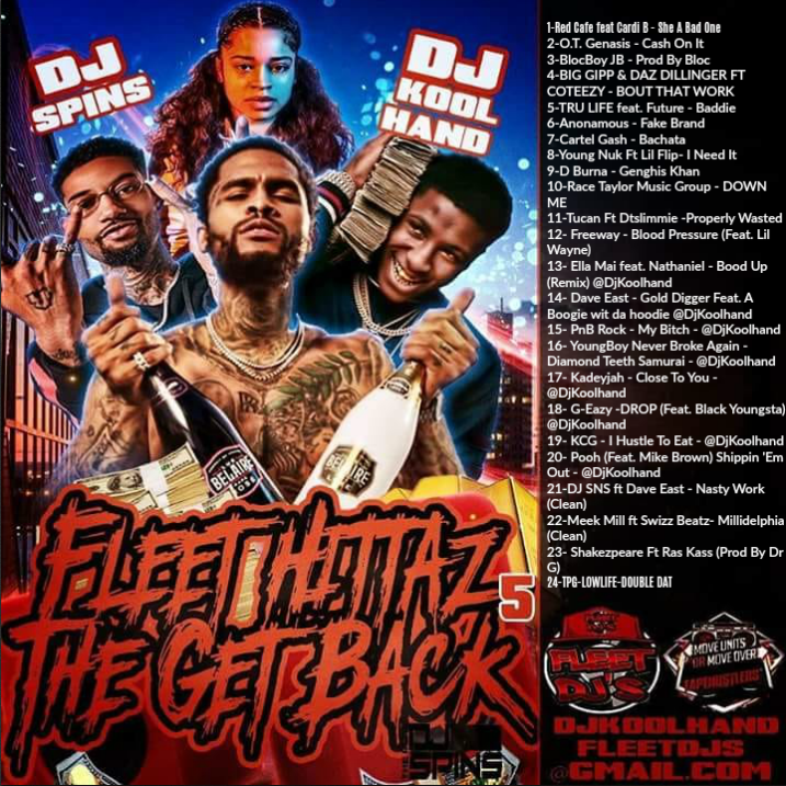 FLEET HITTAZ VOL 5 @DjKoolhand & @TheRealDjSPINS